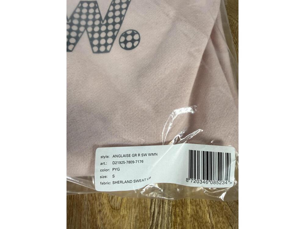 NWT G-Star RAW Anglaise Graphic Crewneck Sweatshirt Womens Pink Small $110 MSRP - Picture 8 of 8